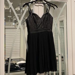 Shimmery black bustier GUESS dress